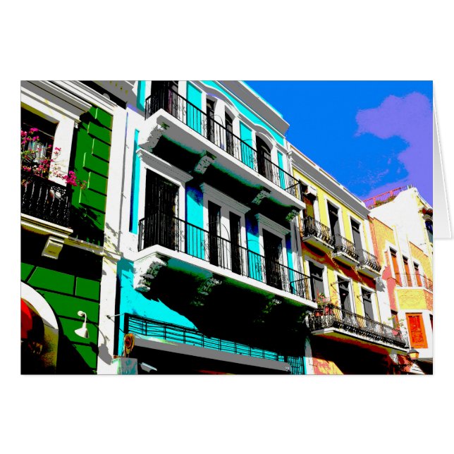 Kleuren van Puerto Rico (Voorkant Horizontaal)