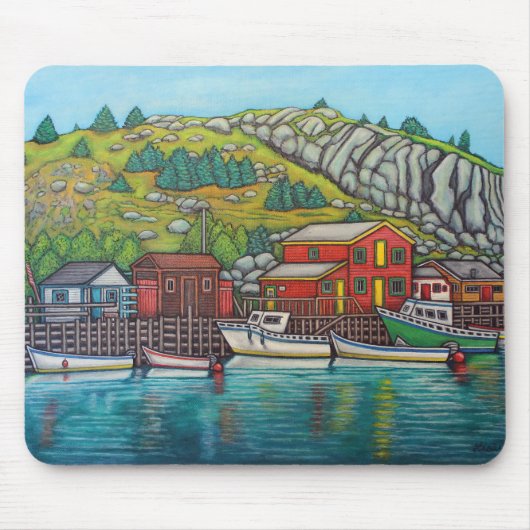 Kleuren van Quidi Vidi, Muismat bij Newfoundland (Voorkant)