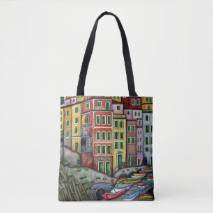 Kleuren van Riomaggiore Bag van Lisa Lorenz Tote Bag