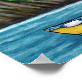 Kleuren van Riomaggiore, Cinque Terre Poster (Hoek)