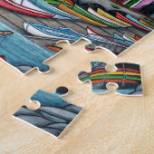 Kleuren van Riomaggiore, Cinque Terre Puzzle Legpuzzel (Zijkant)