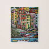Kleuren van Riomaggiore, Cinque Terre Puzzle Legpuzzel (Verticaal)