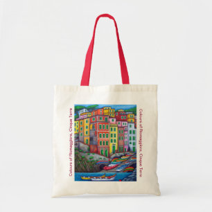 Kleuren van Riomaggiore Cinque Terre Tote Bag