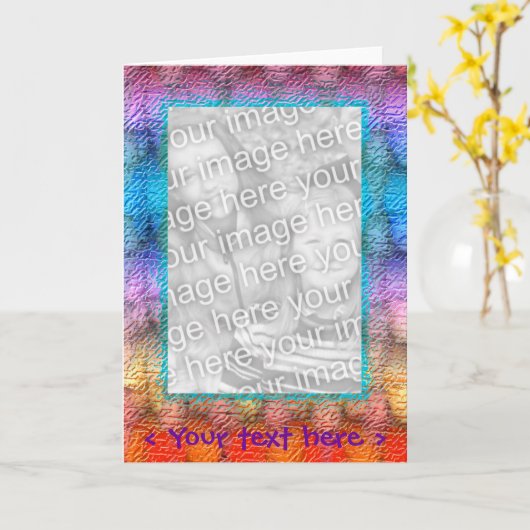 Kleuren van roem kaart (Gele Bloem)