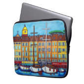 Kleuren van Saint-Tropez Electronic Bag Laptop Sleeve (Voorkant Links)