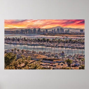 Kleuren van San Diego Poster