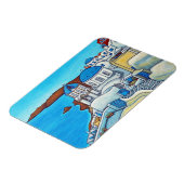 Kleuren van Santorini Magnet van Lisa Lorenz Magneet (Linkerzijde)