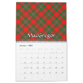 Kleuren van Scotland Tartan Pset Kalender (Jan 2027)