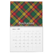 Kleuren van Scotland Tartan Pset Kalender (Mar 2027)