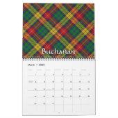 Kleuren van Scotland Tartan Pset Kalender (Mar 2026)