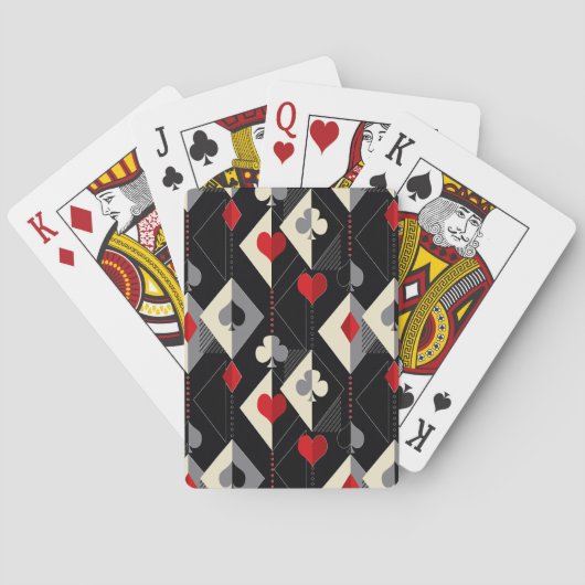 Kleuren van speelkaarten in poker.  (Achterkant)