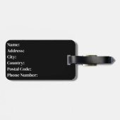 Kleuren van speelkaarten symbolen bagagelabel (Achterkant horizontaal)