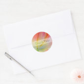 Kleuren van Spring Tulip · Dank u Sticker (Envelop)