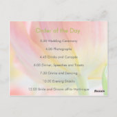Kleuren van Spring Tulip · Orde van de Dag Briefka Briefkaart (Achterkant)