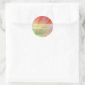 Kleuren van Spring Tulip · Save the Date Sticker (Tas)