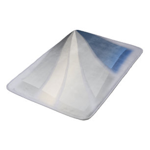 Kleuren van stenen badmat