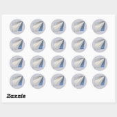 Kleuren van stenen ronde sticker (Vel)