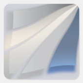 Kleuren van stenen vierkante sticker (Voorkant)