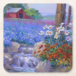 Kleuren van Summer Fine Art Kartonnen Onderzetters