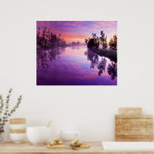 Kleuren van Sunrise Poster (Keuken)