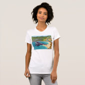Kleuren van T-shirt Monterosso (Voorkant volledig)