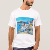 Kleuren van T-shirt van Santorini (Voorkant)