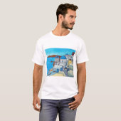 Kleuren van T-shirt van Santorini (Voorkant volledig)