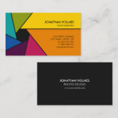 Kleuren van tapes Fotografe visitekaartje (Voorkant / Achterkant)