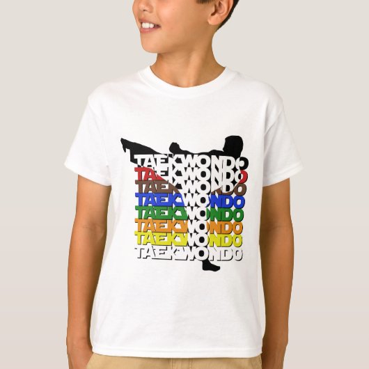 kleuren van TKD T-shirt (Voorkant)