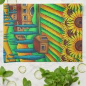 Kleuren van Toscane American MoJo Kitchen Towel Theedoek (Gevouwen)