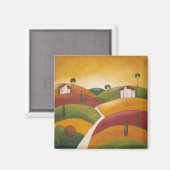 Kleuren van Toscane Magneet (Voorkant / Achterkant)