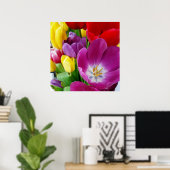 kleuren van tulpen poster (Thuiskantoor)