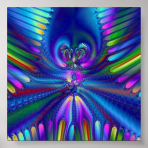 Kleuren van uw geest poster