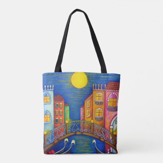 Kleuren van Venetië tas door Lisa Lorenz (Achterkant)