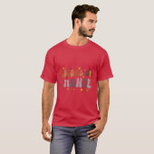 Kleuren van Verandering Herfst Design T-shirt (Voorkant volledig)
