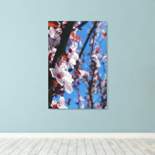 kleuren van veren canvas afdruk (Insitu (Houten vloer))