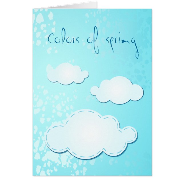 kleuren van veren, kaarten (Voorkant)