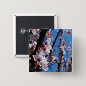 kleuren van veren vierkante button 5,1 cm (Voorkant /achterkant)