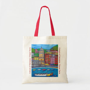 Kleuren van Vernazza, Cinque Terre Canvas tas