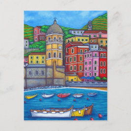 Kleuren van Vernazza, Cinque Terre Post Card Briefkaart