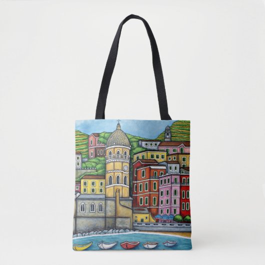 kleuren van Vernazza door Lisa Lorenz Tote Bag (Voorkant)