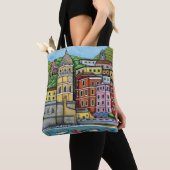 kleuren van Vernazza door Lisa Lorenz Tote Bag (Dichtbij)