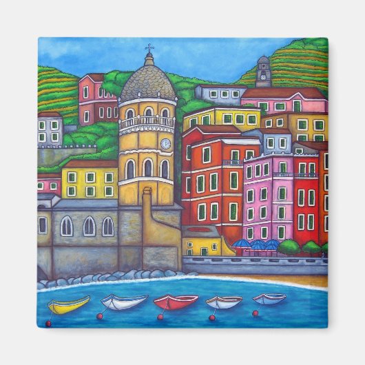 Kleuren van Vernazza Magnet (Voorkant)