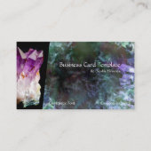 Kleuren van verwarmingsstenen Amethyst Visitekaartje (Voorkant)