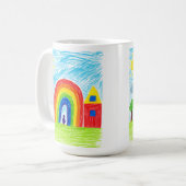 Kleuren van vreugde koffiemok (Voorkant links)