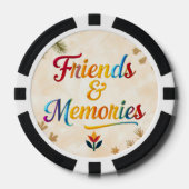 "Kleuren Van Vriendschap" Poker Chips (Voorkant)