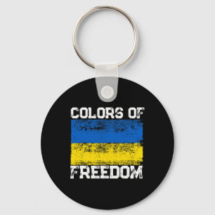 Kleuren Van Vrijheid Oekraïense Vlag 1 Sleutelhanger