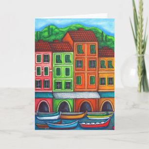 Kleuren van Wenskaart van Liguira Kaart