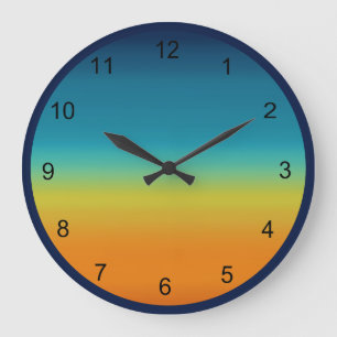 Kleuren van Zuidwestelijke Zonsondergang Grote Klok