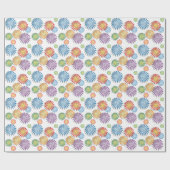 Kleuren verbranden cadeaupapier (Vlak)